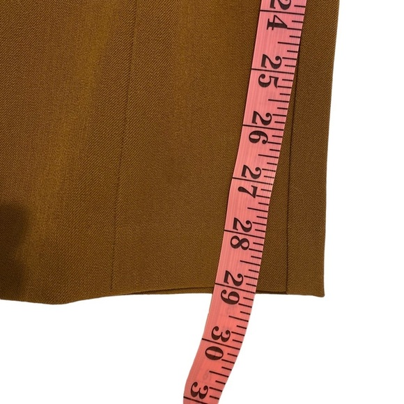Chico's So Slimming Brown Pants Women's Sz 2/Large Short Straight Leg Flat Front - Picture 15 of 16